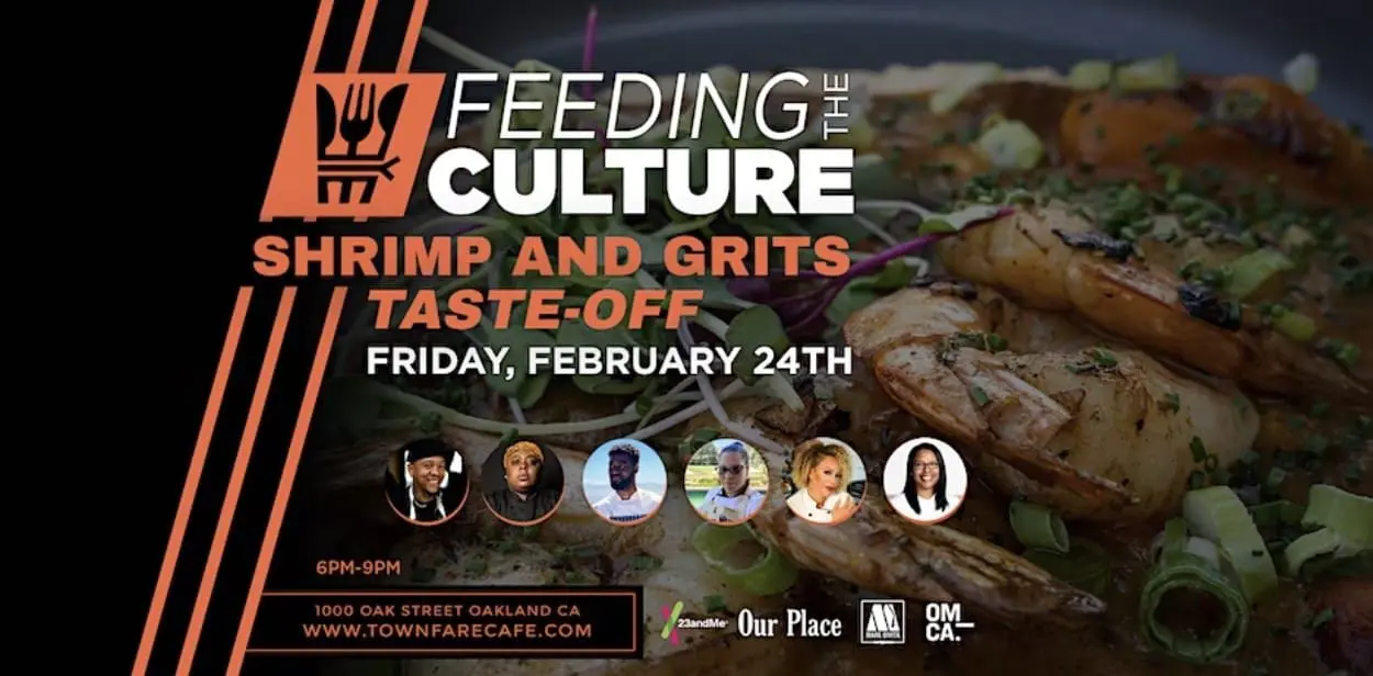 Shrimp and Grits flyer for MIchele McQueen