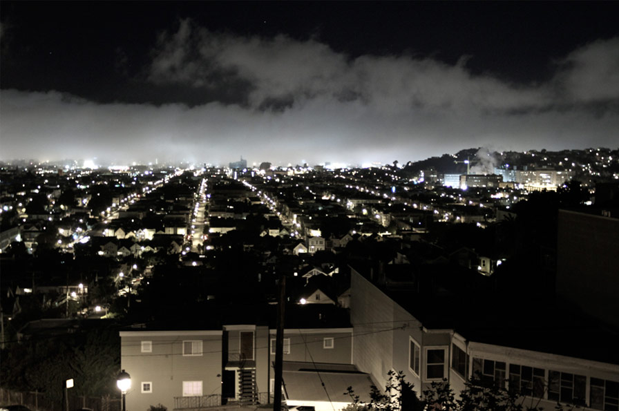 A Cinematic Study of Fog in San Francisco. Photo by Andy Black.