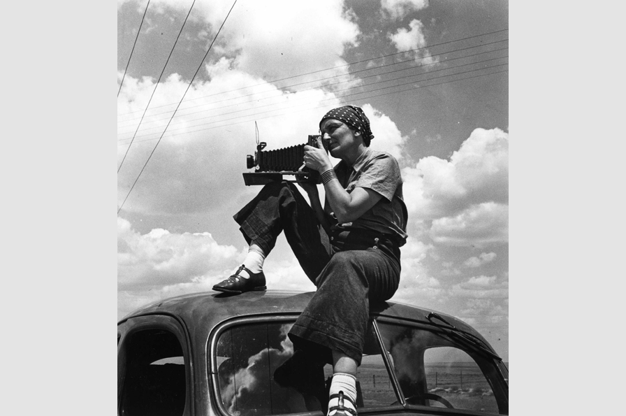 Dorothea Lange in Texas on the Plains, circa 1935 (by Paul Taylor)_lo-res