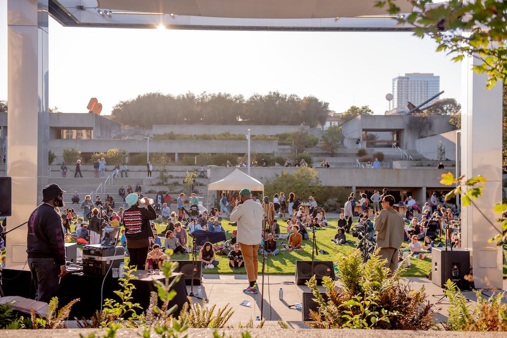 Friday Nights at OMCA stage of performers