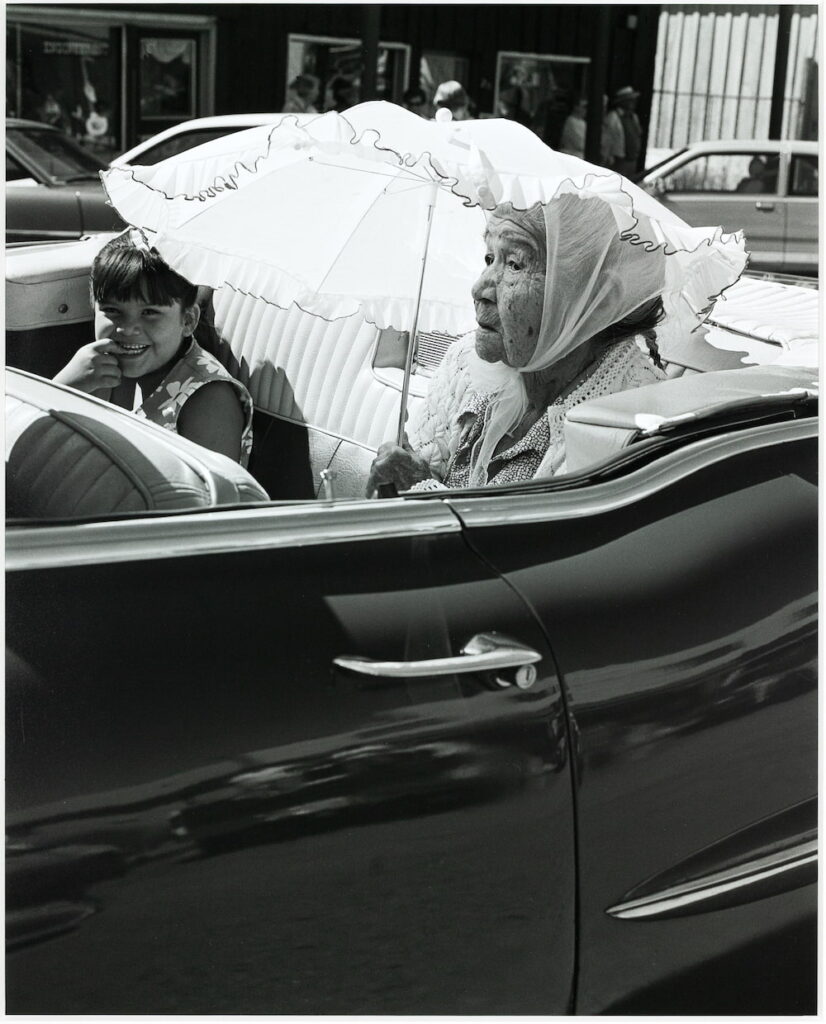 Dugan Aguilar, Mimi Mullen (Maidu) Grand Marshall, 1997 Greenville Gold Digger Days Parade, 1997, Gift of the family of Dugan Aguilar