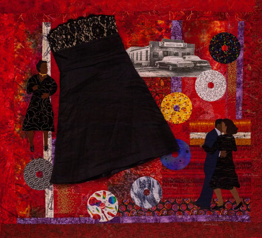 Marion ColemanCountry Club NightsCirca 2015TextileHayward Area Historical Society