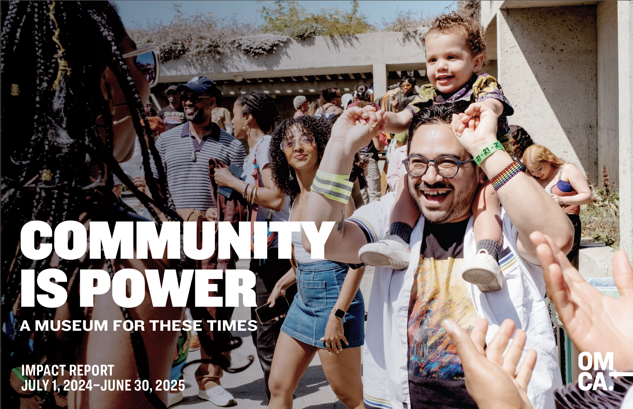 Returning to OMCA - image of two people eating at a picnic table